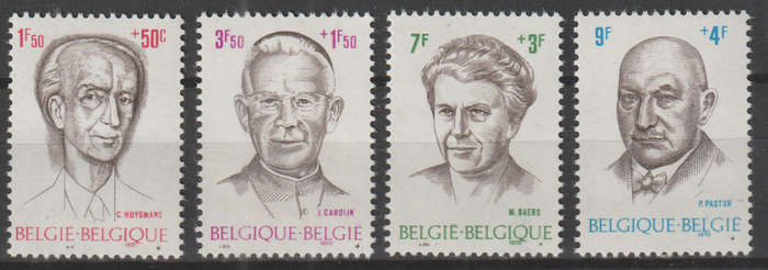 BELGIUM 1970 Culture UMM SG 2173-6