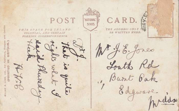 CARTOON POST CARD