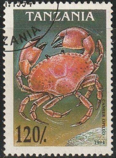 TANZANIA 1994 Crustaceans VFU SG 1986