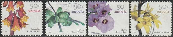 AUSTRALIA 2007 Australian Wildflowers UNH SG 2759-62