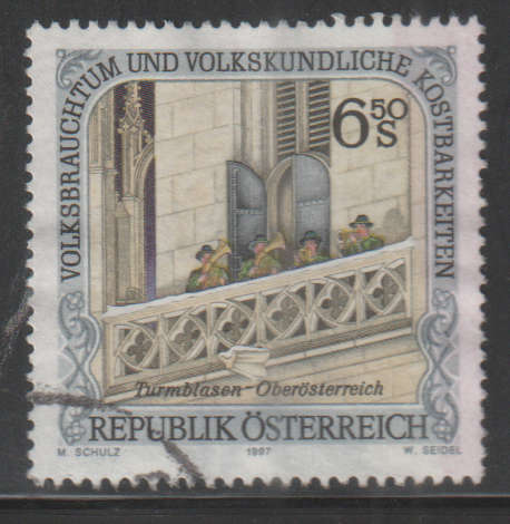 AUSTRIA 1997 National Customs and Folklore Treasures UNH SG 2491