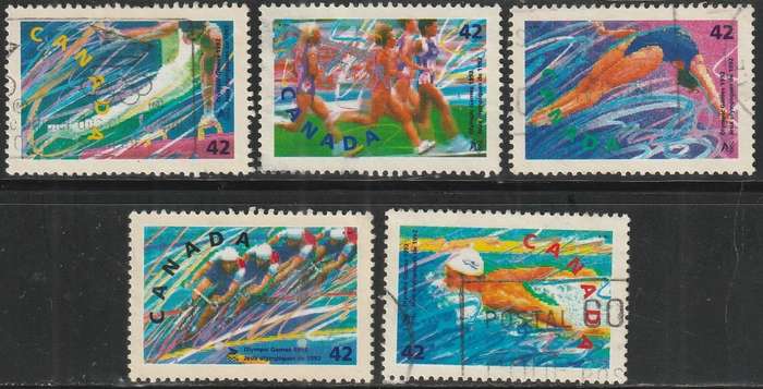CANADA 1992 Olympic Games - Barcelona, Spain ULH SG 1482-6
