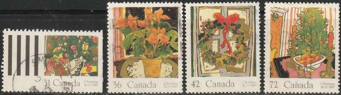 CANADA 1987 Christmas - Christmas Plants ULH SG 1254-7