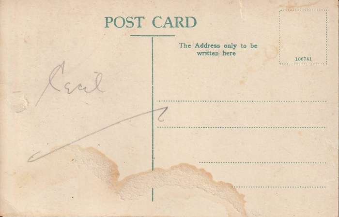 POST CARD BOER WAR CRONJES POM-POM CAPTURED AT PAARDEBERG