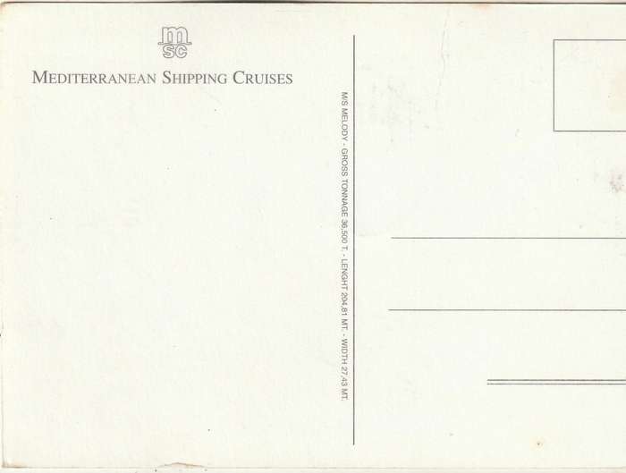 MINT POST CARD MS MOLODY