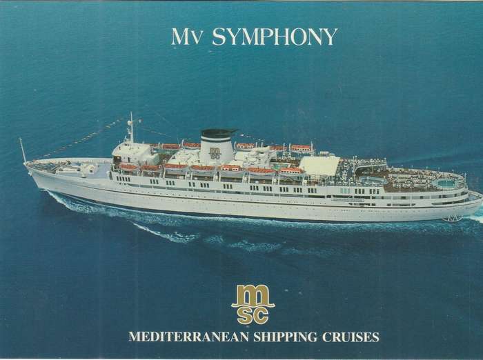 MINT POST CARD MV SYMPHONY
