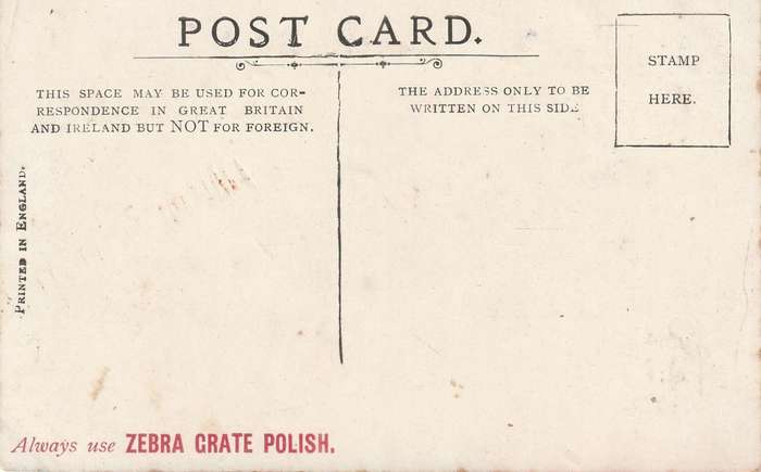 VINTAGE UN POSTED POST CARD WET RIDE HOME