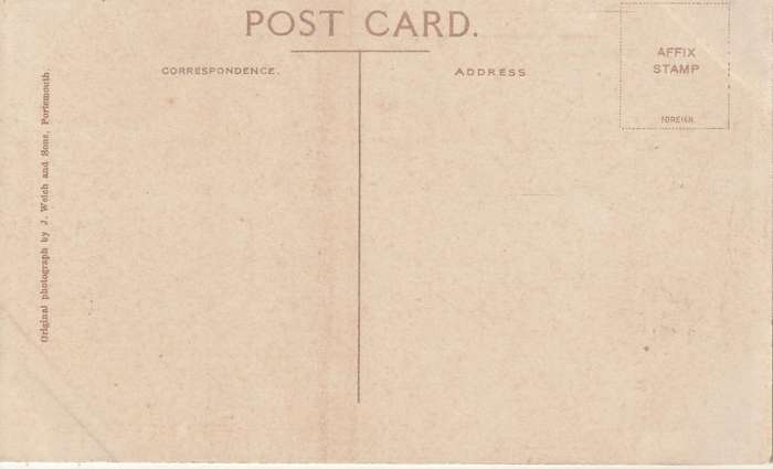 VINTAGE UN POSTED POST CARD BOURNEMOUTH