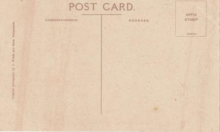 VINTAGE UN POSTED POST CARD BOURNEMOUTH
