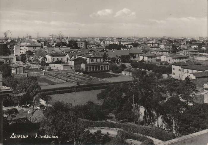VINTAGE UN USED POST CARD LIVORNO