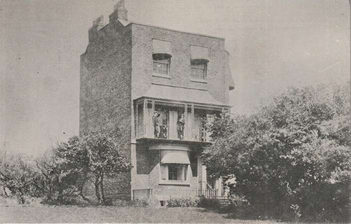 VINTAGE UN USED POST CARD FORT HOUSE OCCUPIED BY CHARLES DICKENS