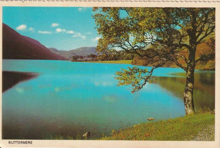 VINTAGE UN USED POST CARD BUTTERMERE