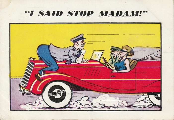 UN USED CARTOON POST CARD SOUTH AFRICA