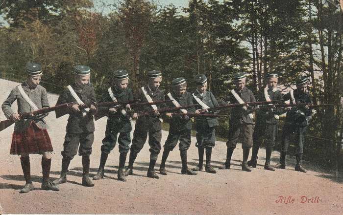 USED POST CARD RIFLE DRILL