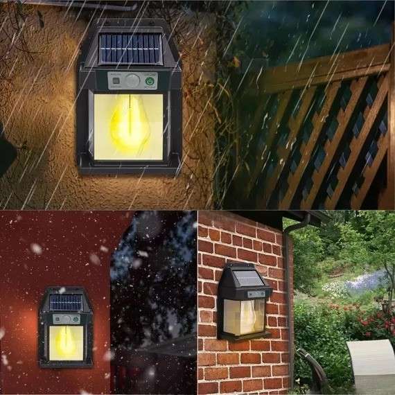 Solar 1 Bulb Wall Lamp
