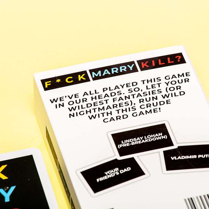 F*ck Marry Kill Adult Card Game