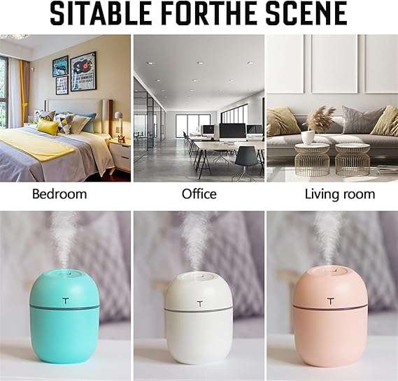 7 Colour Mini 270ml Humidifier