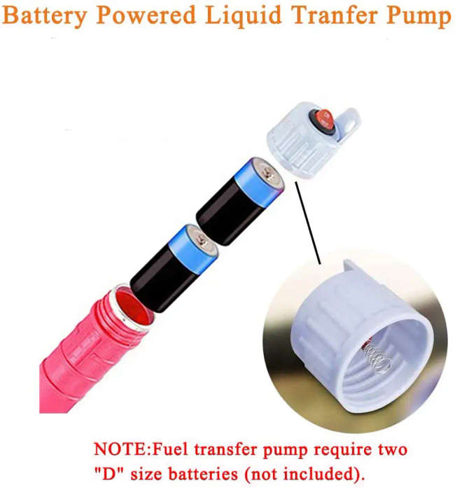Portable Electric/Battery Powered Liquid/Gas/Oil Transfer Pump