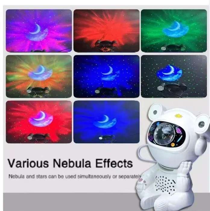 Sitting Astronaut Projection Bluetooth Speaker Light