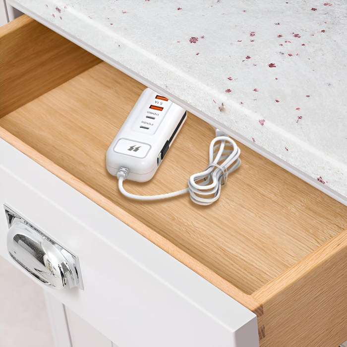 2PD + 2USB 66W Rack Charger