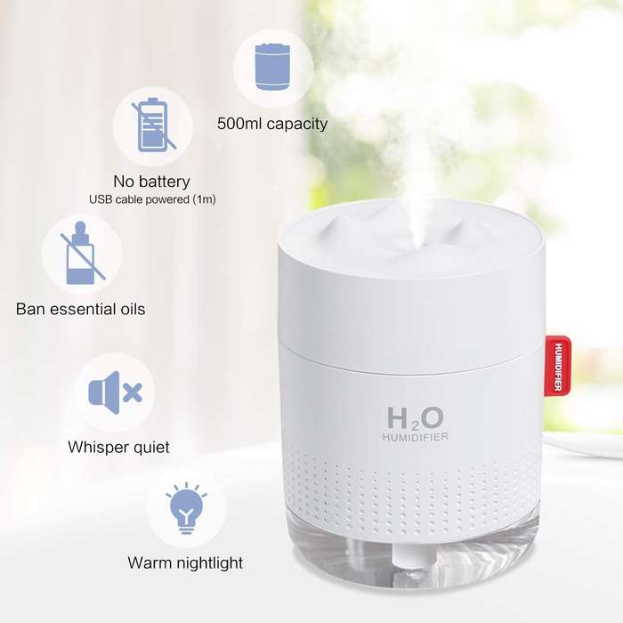 500ml Cool Mist Humidifier