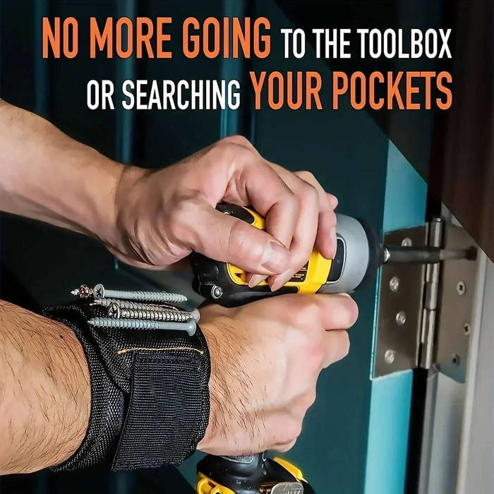 Magnetic Wrist Band For Tools