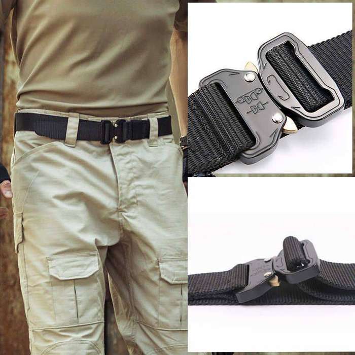 Metal Clip Tactical Belt
