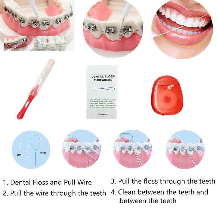 8 Piece Orthodontic Braces Care Kit