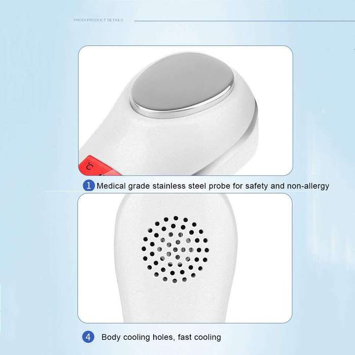Hot & Cold Ultrasonic Facial Cleansing Massager