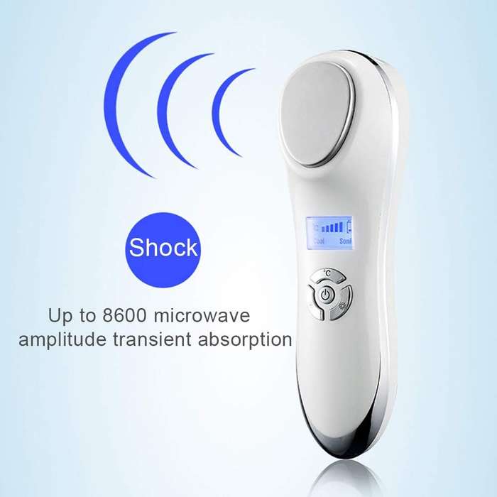 Hot & Cold Ultrasonic Facial Cleansing Massager
