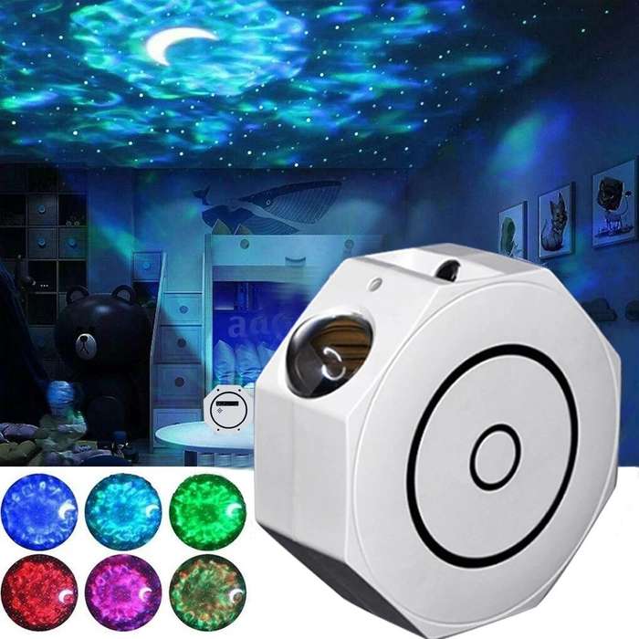 Bluetooth Octagon Projector Night Light