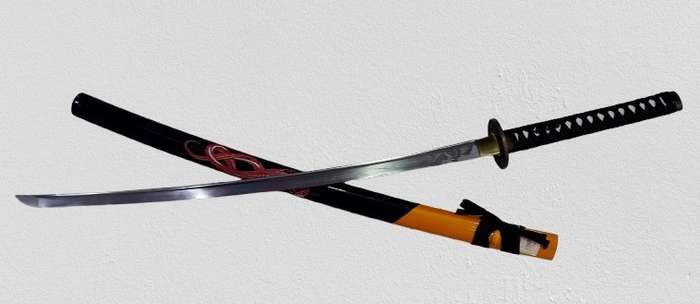 Orange Serpent Katana