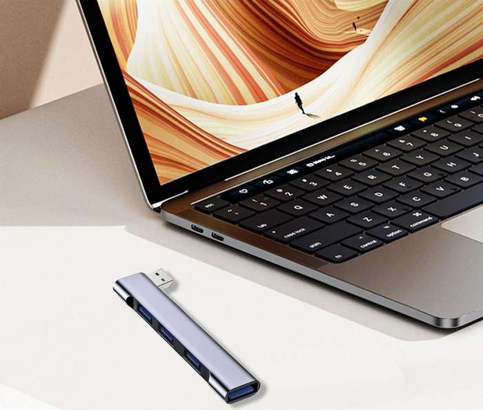 Type C Mini 4 Port USB hub