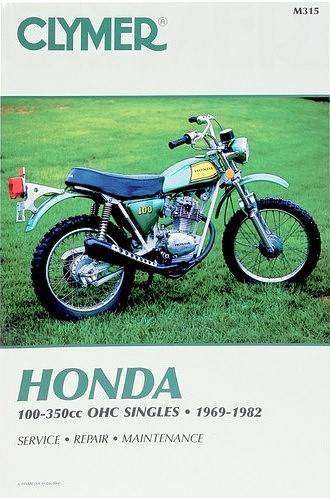 Honda 100 - 350cc OHC Singles Repair Manual 1969-1982 (Clymer M315)