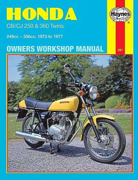 Honda CB / CJ 250 & 360 Twins Repair Manual 1973-1977 (Haynes 0291)