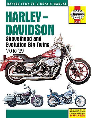 Harley-Davidson Shovelhead and Evolution Big Twins Repair Manual 1970-1999 (Haynes 2536)