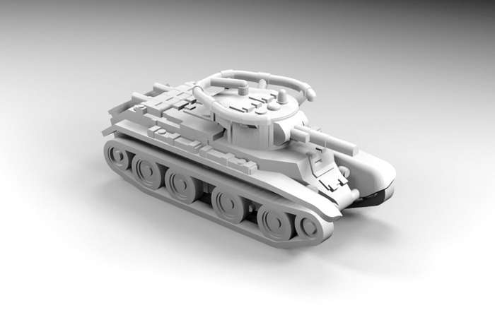 1:160 Scale - BT-7 1937 - With BT7 1936R Turret