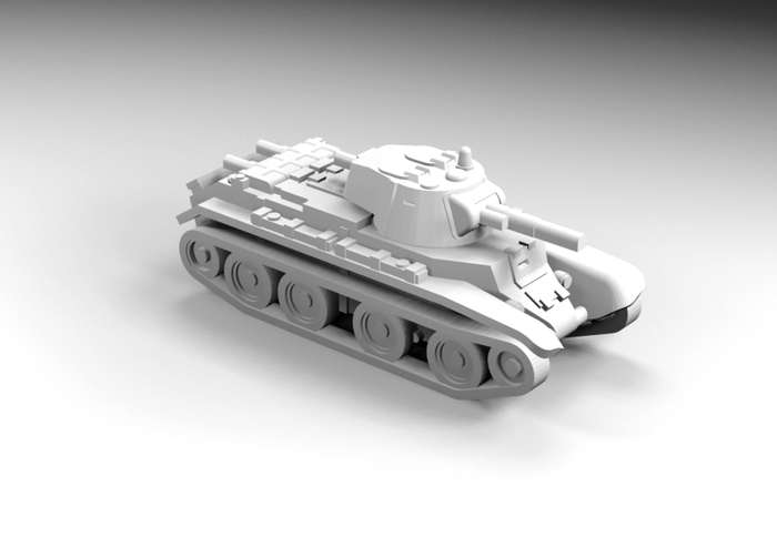 1:144 Scale - BT-7 - 1937 - With BT7 1937 Turret