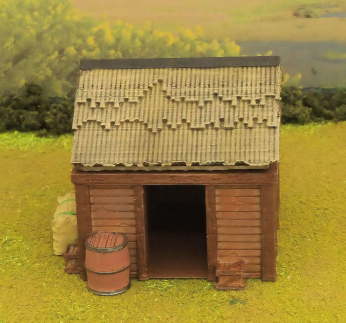 1:87 Scale - Farm Shed - Kit