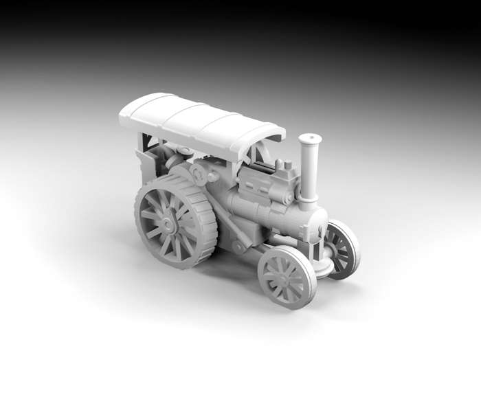 1:72 Scale - Fowler B6 Tractor