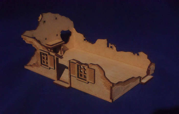 Laser Cut - 1/56 (28mm) Scale - Ruin 1