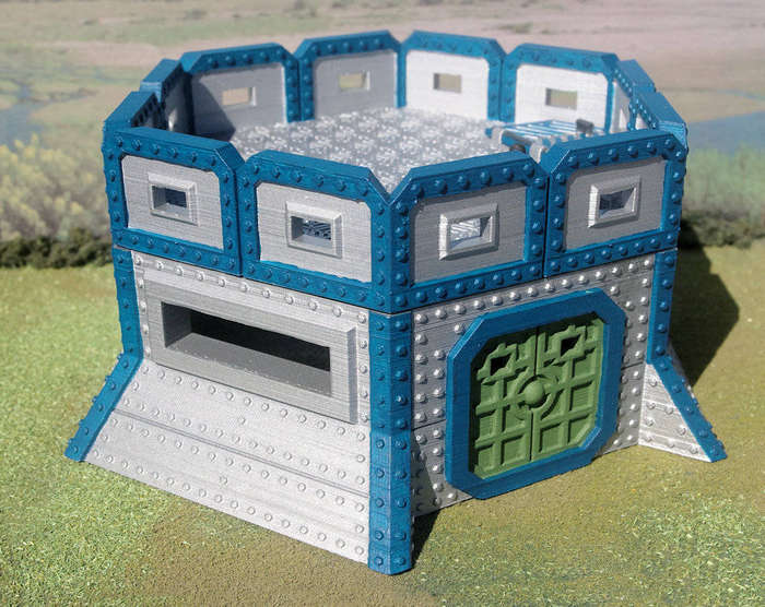 1/56 (28mm Scale) - Sci-Fi Bunker