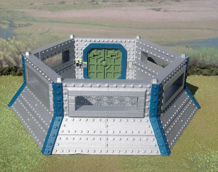 1/56 (28mm Scale) - Sci-Fi Bunker