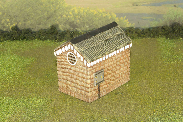 1:35 Scale - Storage Shed - Stone - Stone Base