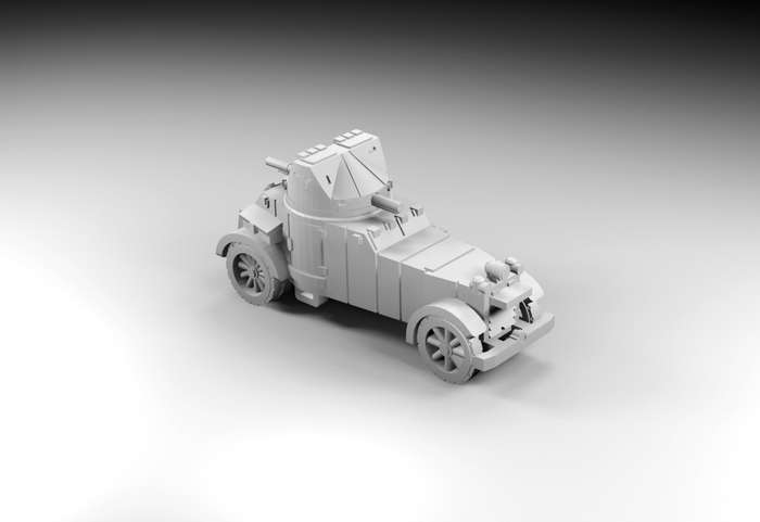 1:100 Scale - White AC - Radiator Open