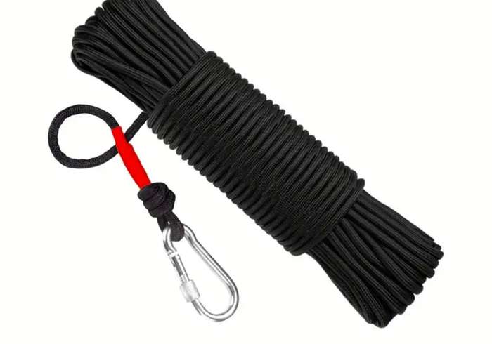 Fishing magnet only , up to  50 kg pulling force  42 mm wide , with a 20 m nylon rope
