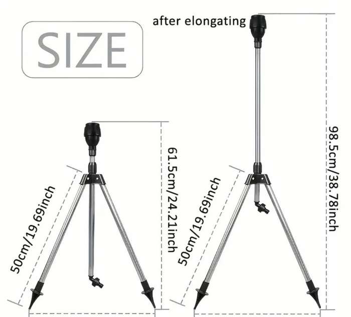 Tripod sprinkler