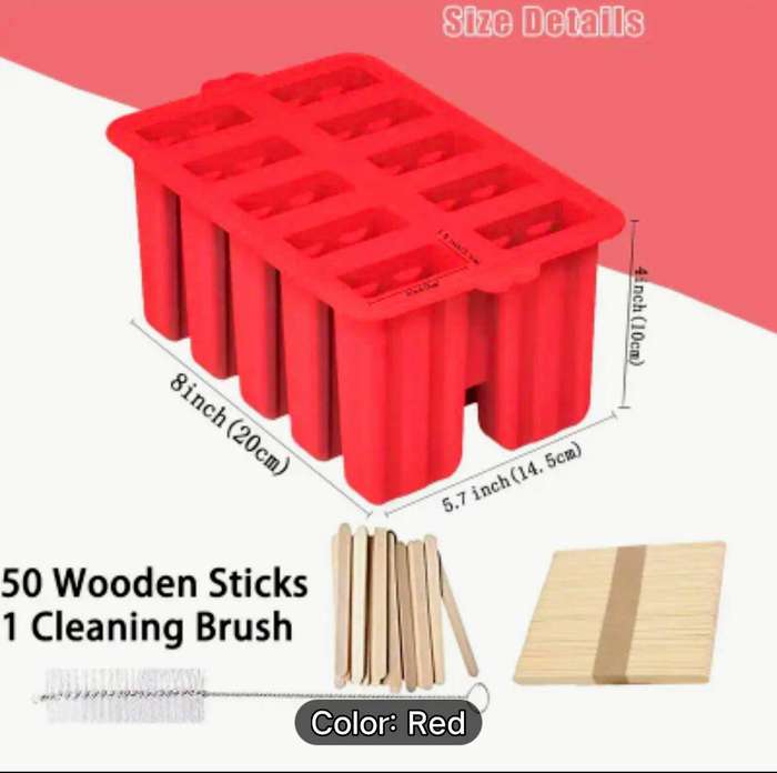 Silicone icecream mould  , 10 cavity