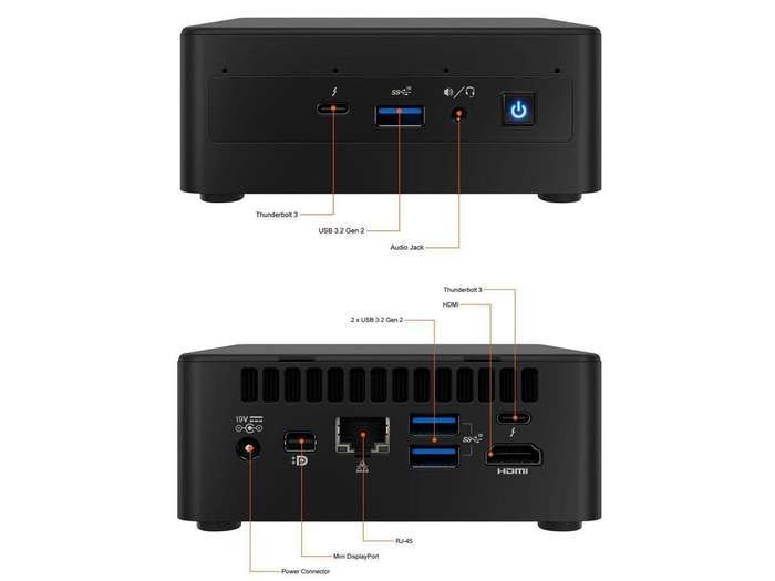 NUC MINI PC-NUC11PAHi3 I3-11TH GEN 8GB RAM 256GB SSD Excellent Condition