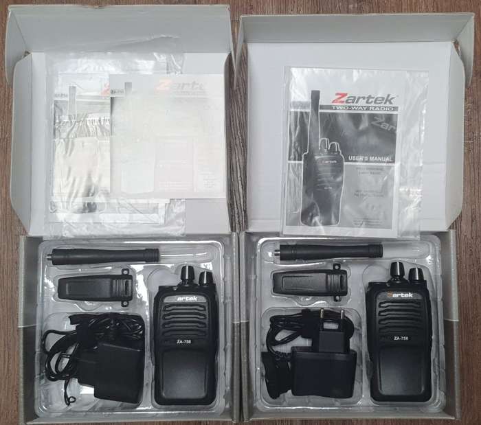 Zartek 758 Two -Way Pair x Radio Set - Excellent Condition